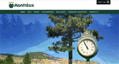 Desktop Screenshot of montreuxgolf.com